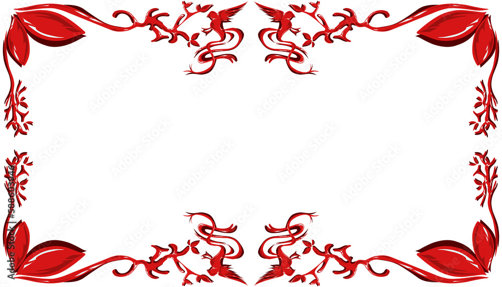 Abstract background illustration with a red theme Abstract background illustration with a red theme