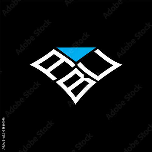 ABU letter logo abstract creative design. ABU unique design	