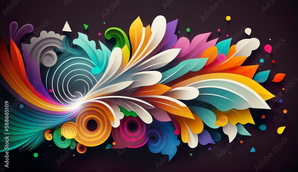 Amazing and classy abstract background illustrations AI-generated