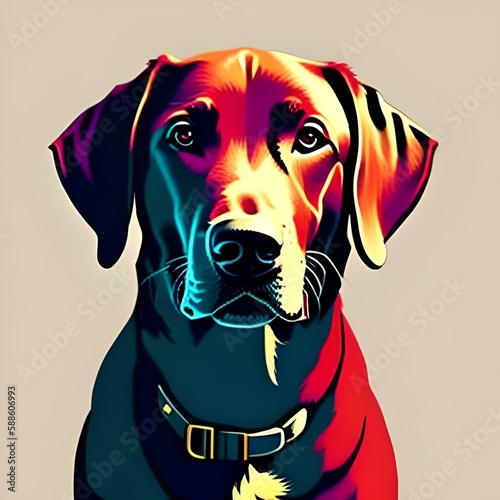 portrait of a labrador  1