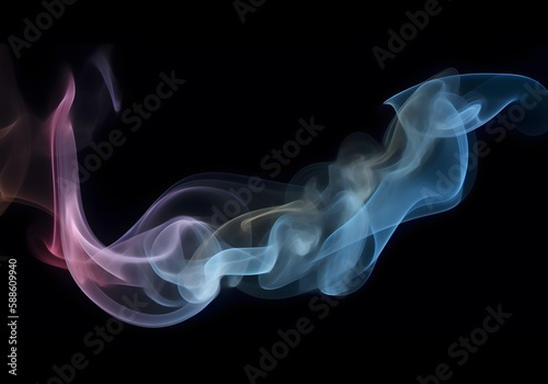 abstract smoke background with gradient