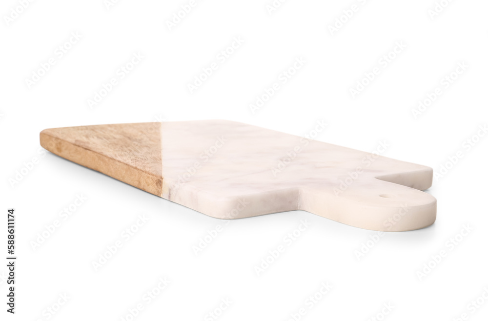 New kitchen board isolated on white background New kitchen board isolated on white background