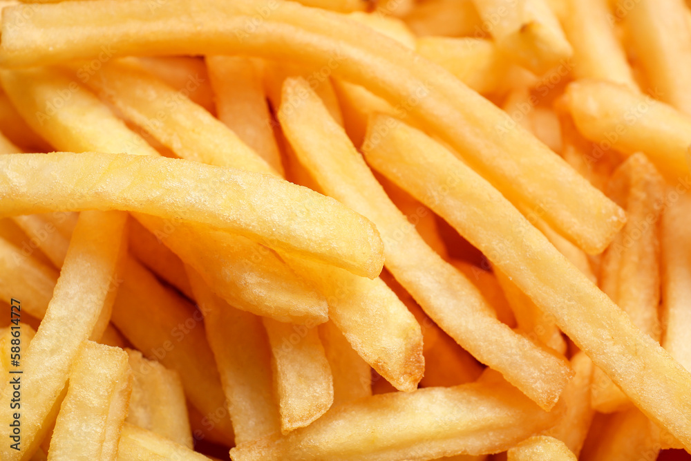 Tasty french fries as background Tasty french fries as background