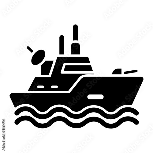 military ship icon