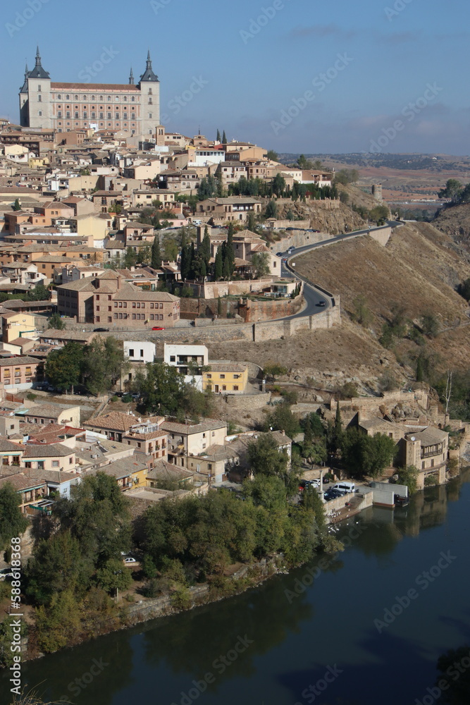 La hermosa ciudad de Toledo España vista desde uno de sus miradores
