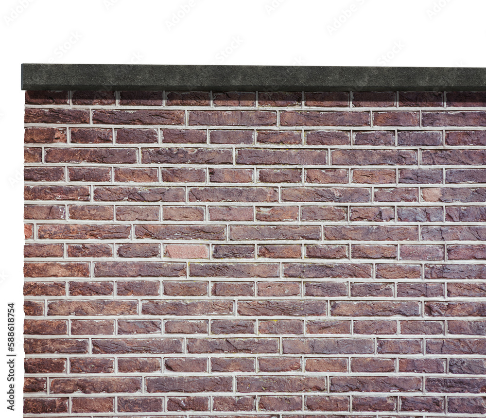 Fototapeta premium Brown brick wall