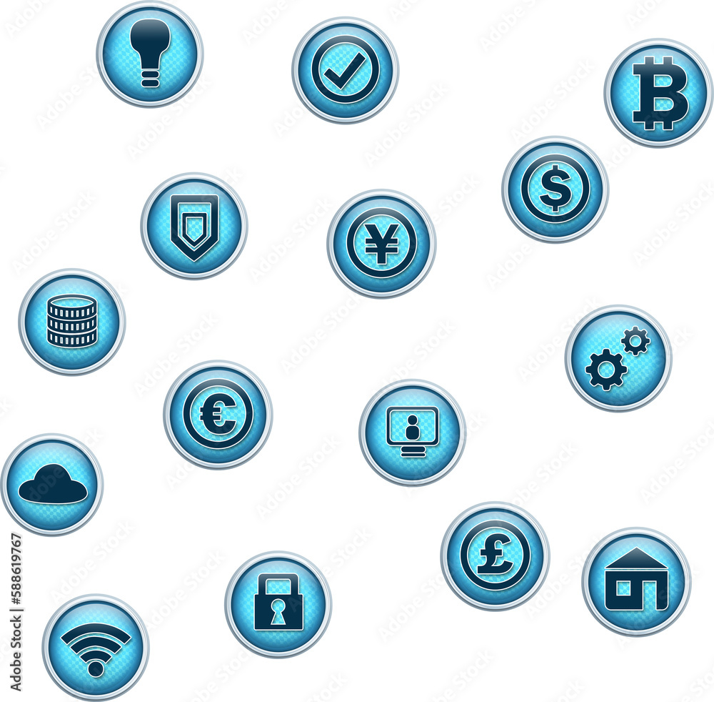 Vector set of different icons Vector set of different icons