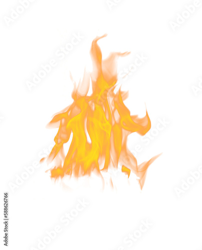 Close-up of dancing flame
