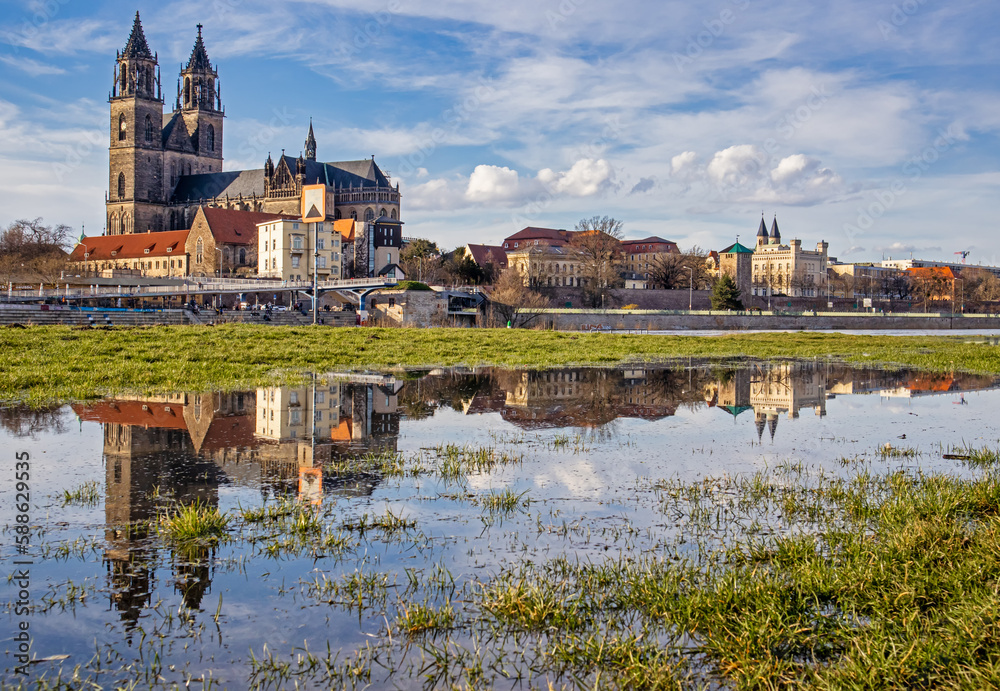 Bilder Aus Magdeburg Landeshauptstadt Sachsen Anhalt Stock Foto Adobe 
