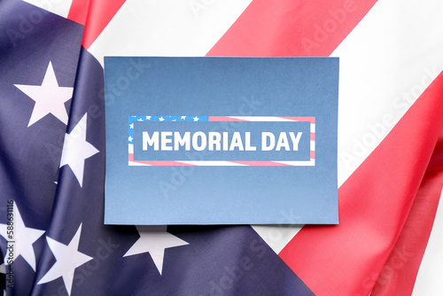 Greeting card with text MEM...