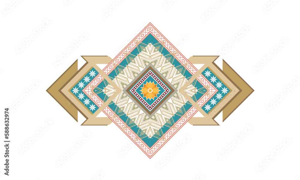 Ikat ethnic vector abstract beautiful art. Ikat seamless pattern for background,fabric,wrapping,clothing,wallpaper,Batik,carpet,embroidery style Ikat ethnic vector abstract beautiful art. Ikat seamless pattern for background,fabric,wrapping,clothing,wallpaper,Batik,carpet,embroidery style
