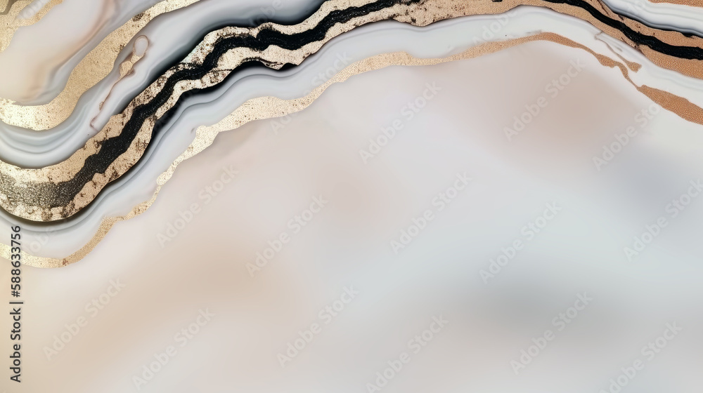 Liquid Gold Marble Wallpaper