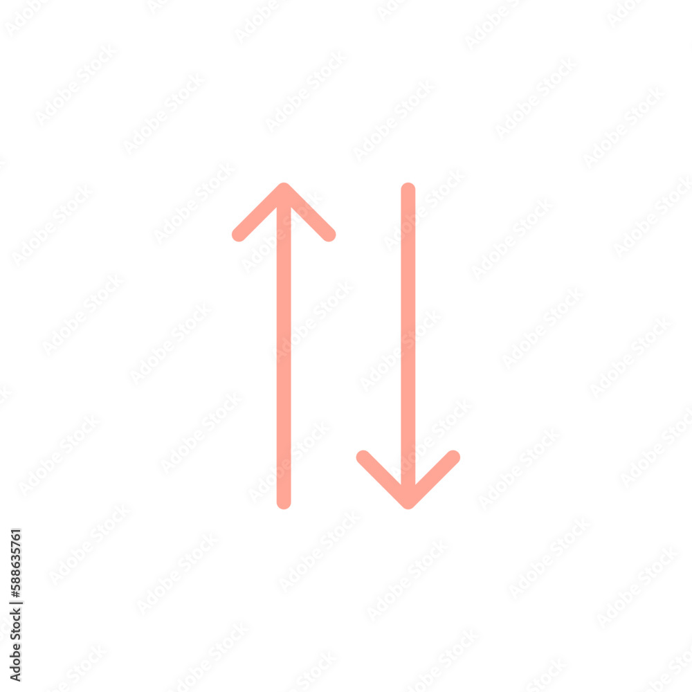 Arrow Thin Outline Symbol. Navigation, UI/UX Button Arrow Thin Outline Symbol. Navigation, UI/UX Button