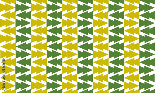 seamless pattern with twotonw green arrow repeat seamless pattern, replete image design for fbric printing © AuntieCW