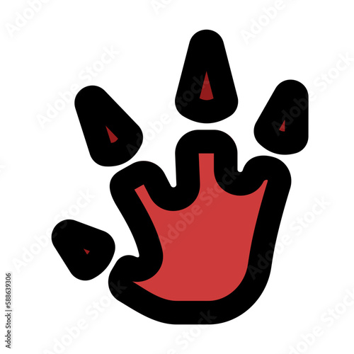 allosaurus footprint