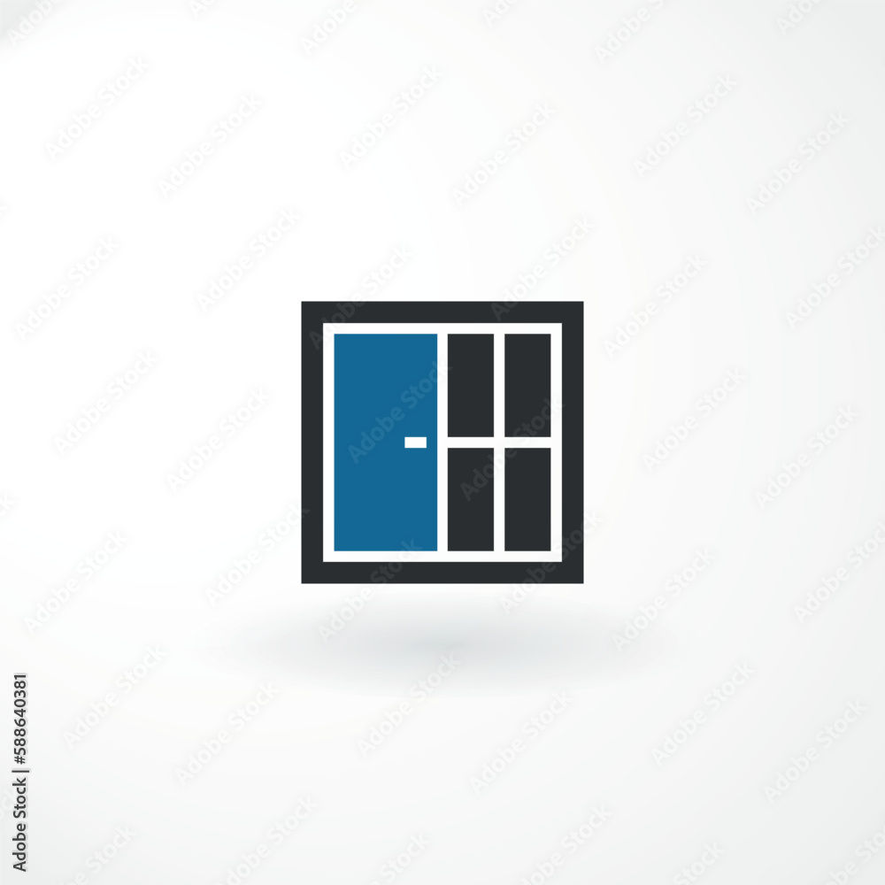 Vector Logo - Symbol Door - Abstract Style Logo