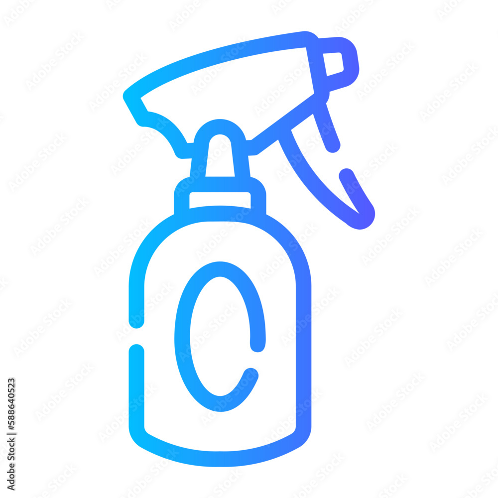 water spray gradient icon water spray gradient icon