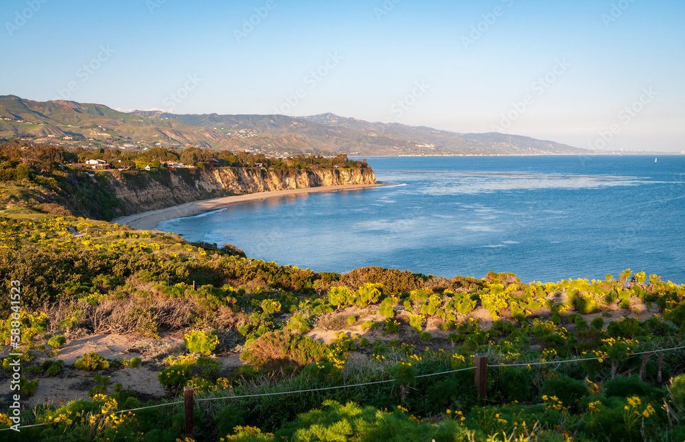 Obraz premium Morning at Point Dume State Beach