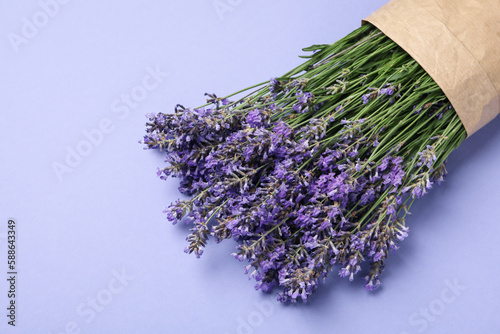 Concept of cozy with flowers  beautiful lavender flowers