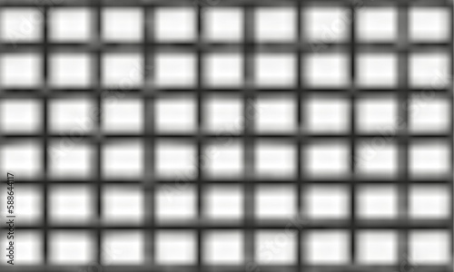 Black and white blurry grid pattern for texture or background