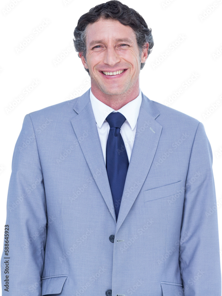 Portrait of confident businessman smiling Portrait of confident businessman smiling