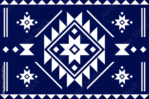 Carpet ethnic tribal pattern art. Geometric ethnic seamless pattern in tribal. Mexican style. Design for background  illustration  rug  fabric  clothing  carpet  textile  batik  embroidery.
