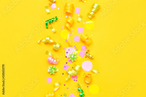 Festive party confetti and ...