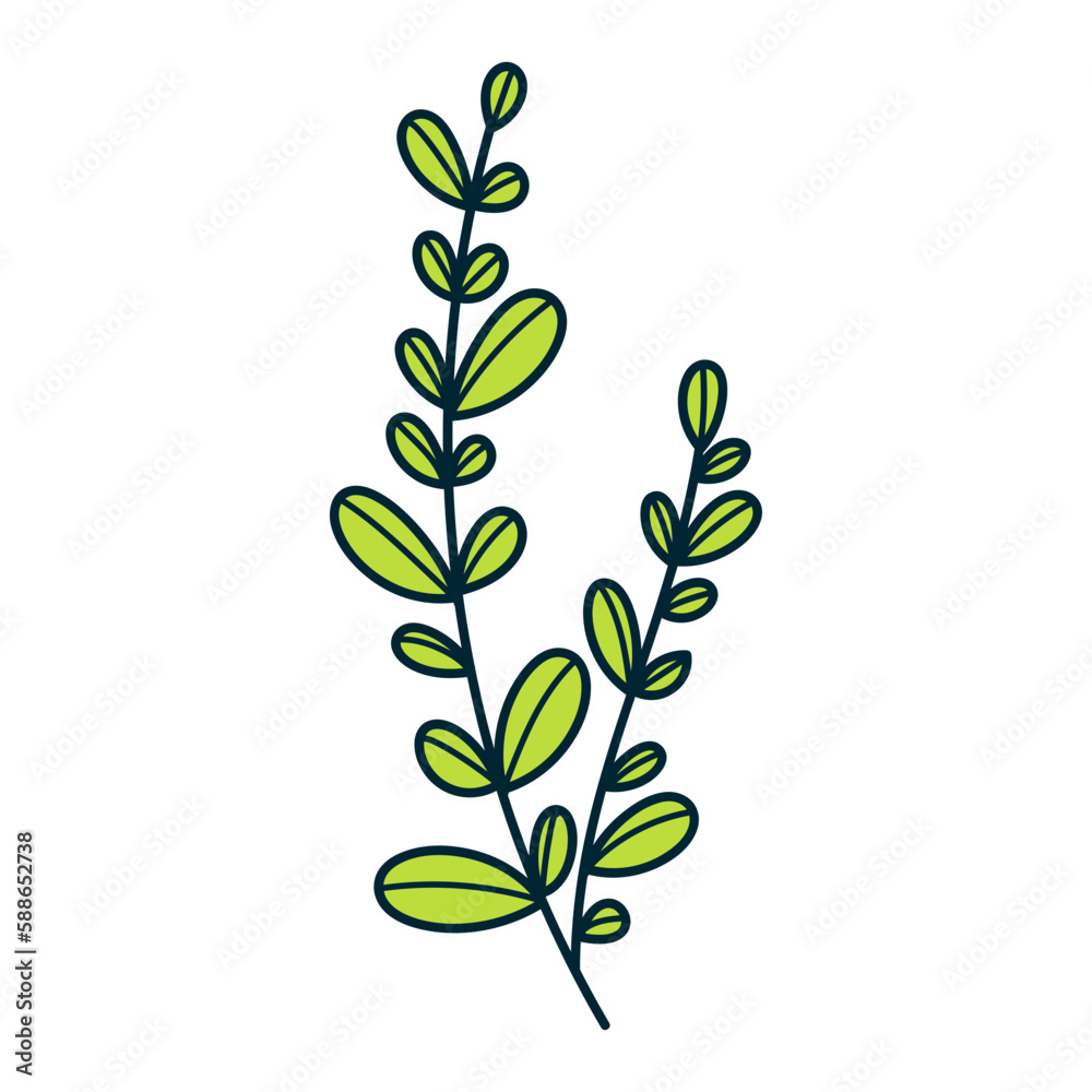 Hand Drawn Plant Doodle Icon Hand Drawn Plant Doodle Icon