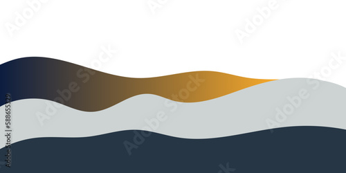 Wave Border Illustration 01