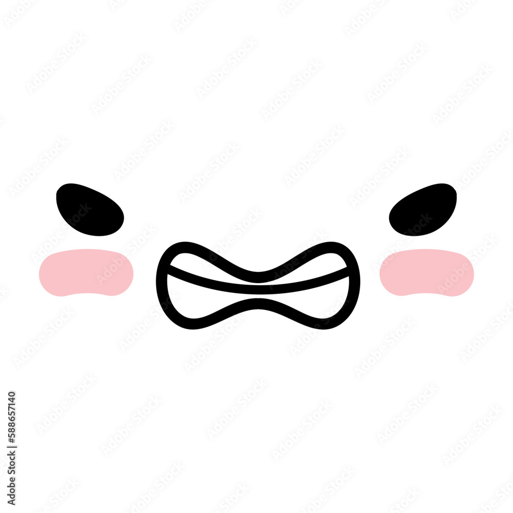 Cute Emoticon Face Doodle Cute Emoticon Face Doodle