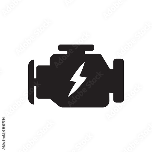 Electric motor icon