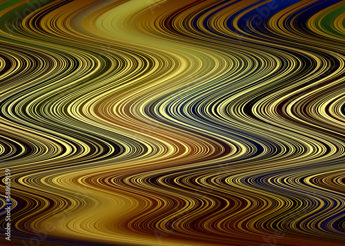 Obraz na płótnie Golden Abstract decorative paper texture background for artwork - Illustration w salonie