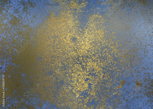Obraz na płótnie Golden Abstract decorative paper texture background for artwork - Illustration w salonie
