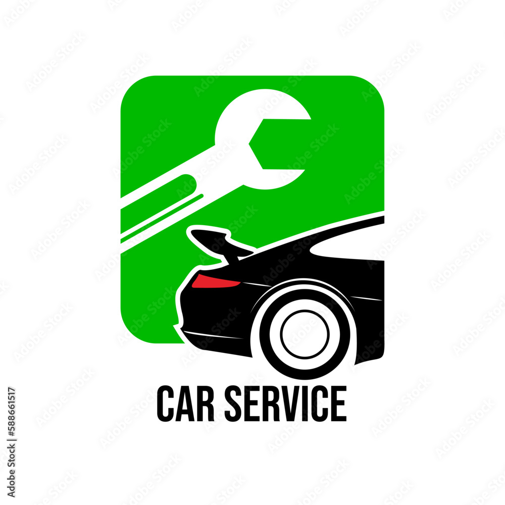 Auto car service logo vector illustration. Auto car service logo vector illustration.
