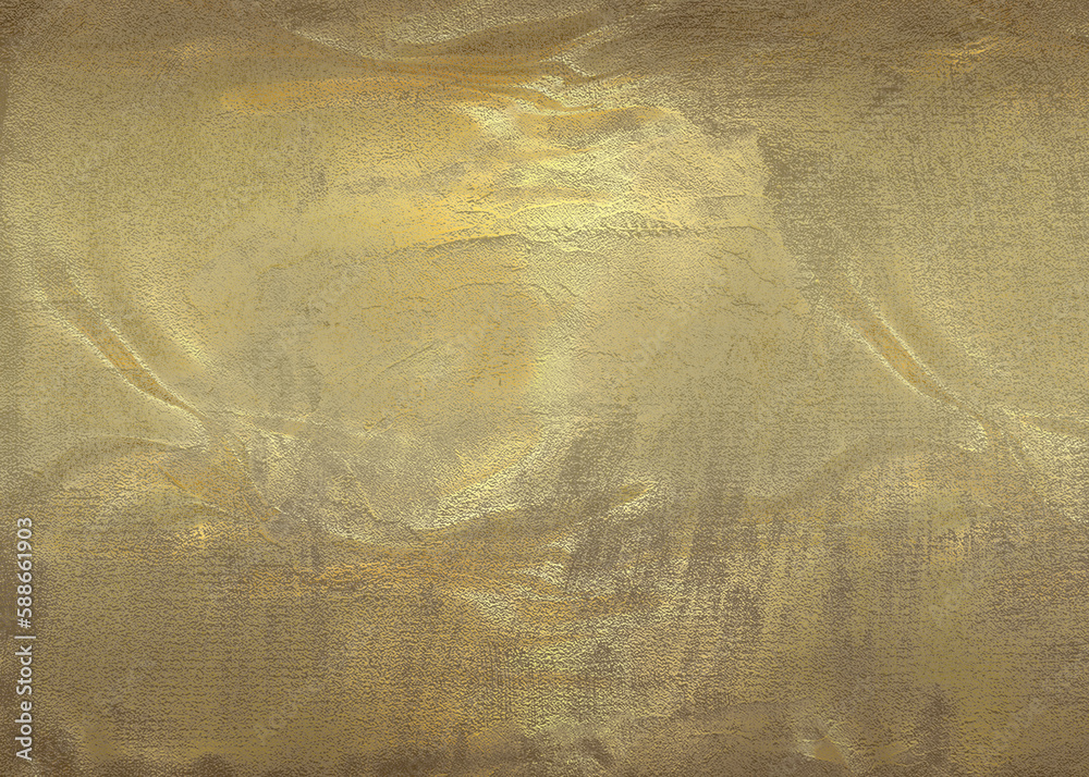 Golden Abstract decorative paper texture background for artwork - Illustration