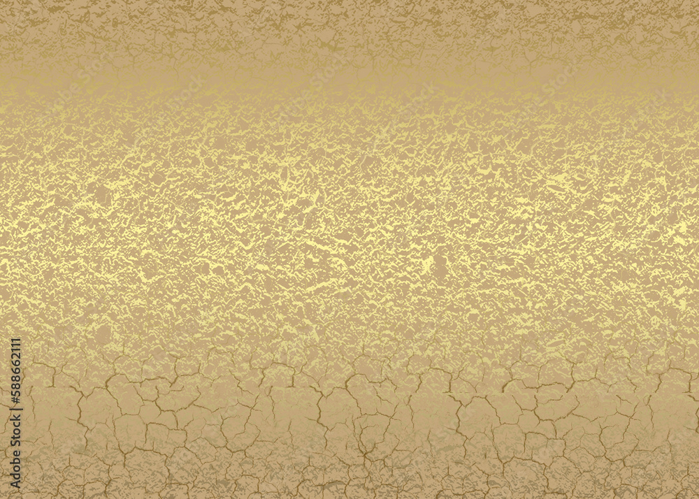 Golden Abstract decorative paper texture background for artwork - Illustration