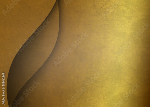 Obraz na płótnie Golden Abstract decorative paper texture background for artwork - Illustration w salonie