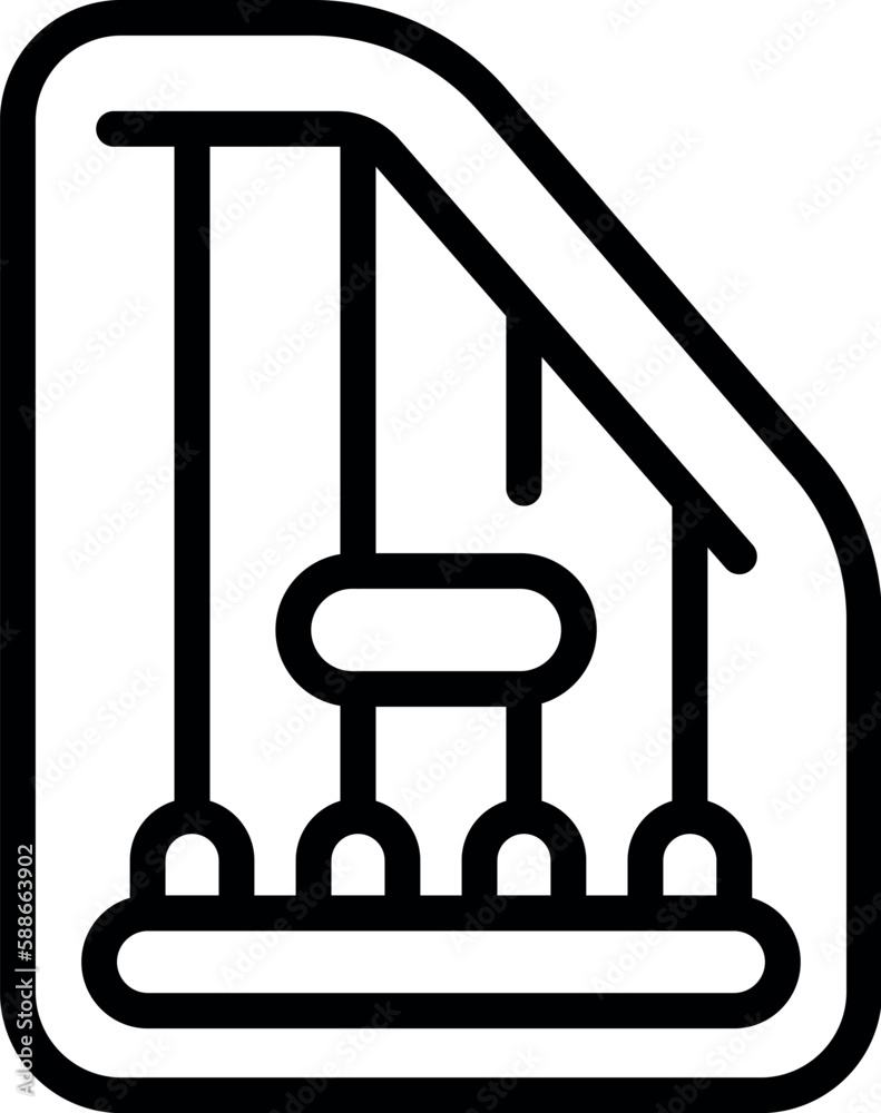 Kantele music icon outline vector. Retro culture. Violin banjo Kantele music icon outline vector. Retro culture. Violin banjo
