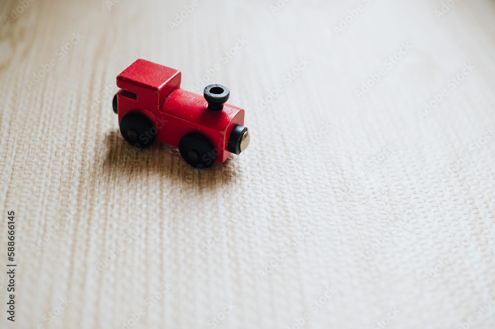 Obraz premium おもちゃの機関車