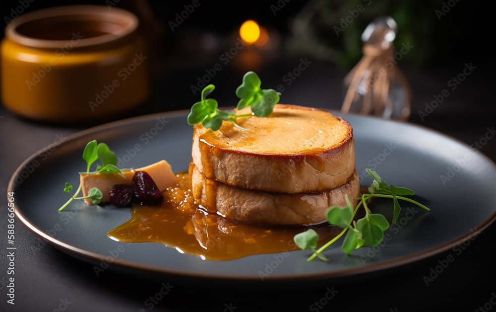  Foie gras. Generative AI - obrazy, fototapety, plakaty 