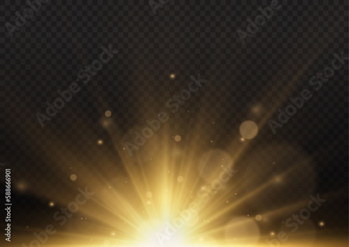 Explosion effect. Fast motion effect. Vector background
