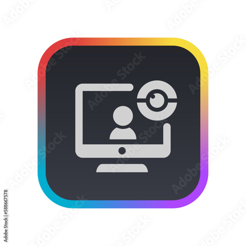 Video Chat - Pictogram (icon) 