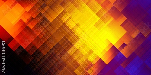 Abstract pattern. Horizontal background for any design. Geometric shapes.