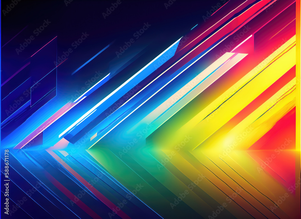 Abstract background in bright rainbow colors. Abstract background in bright rainbow colors.