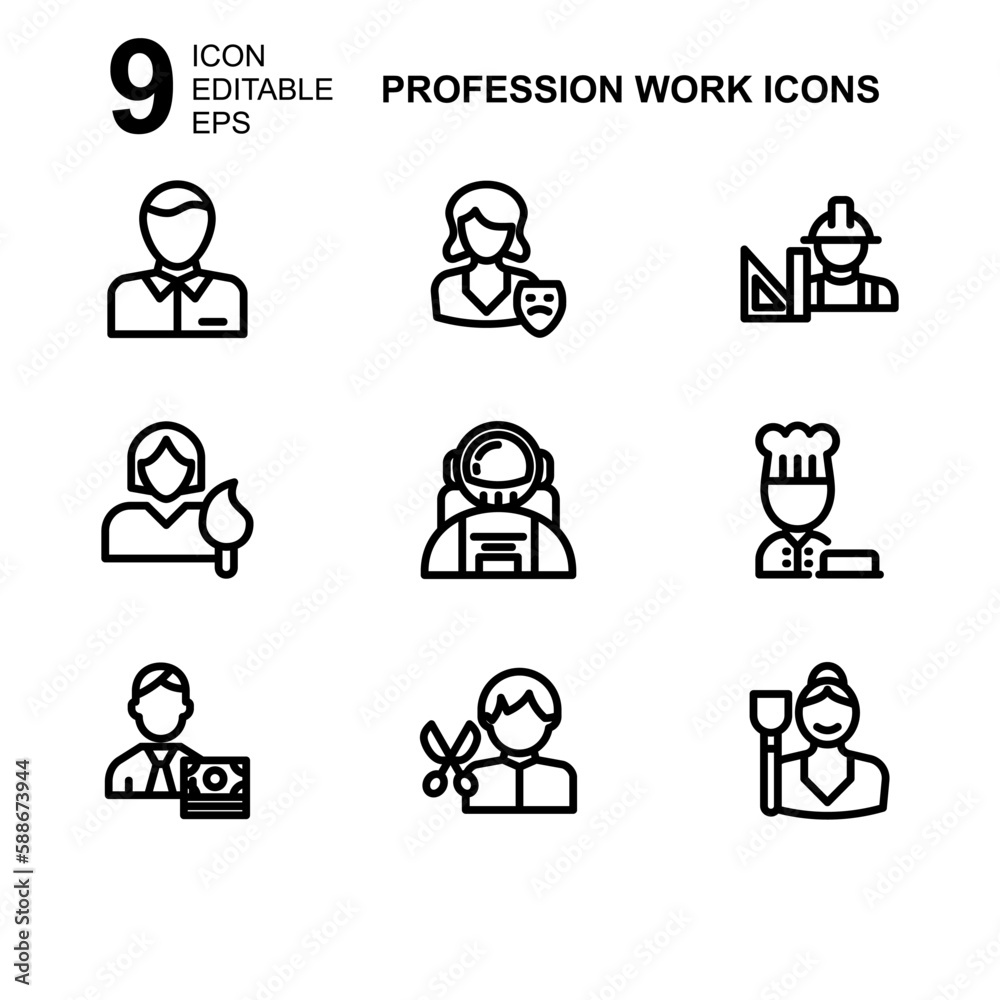 work profession icon or logo isolated sign symbol vector illustration - Collection of high quality black style vector icons
work profession icon or logo isolated sign symbol vector illustration - Collection of high quality black style vector icons
