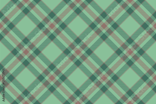 Tartan plaid background, diagonal check seamless pattern. Vector fabric texture for textile print, wrapping paper, gift card, wallpaper.