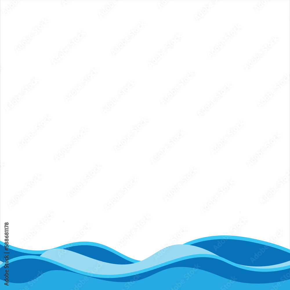 Water Waving Illustration Water Waving Illustration
