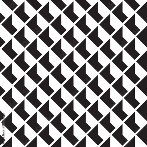 Seamless geometric box pattern background. Op art grid pattern.