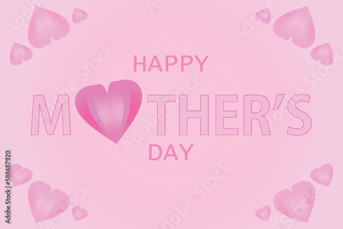 Happy Mother`s Day elegant hand drawn watercolor vector illustration for greeting card or invitation design © Alwie99d