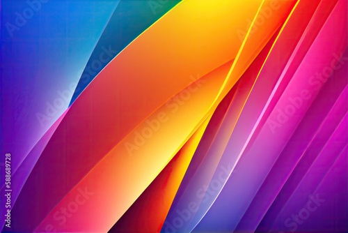 Beautiful colorful water color gradient splash